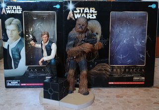Figuras Han Solo y Chewbacca Star Wars- Kotobukiya