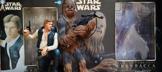 Figuras Han Solo y Chewbacca Star Wars- Kotobukiya