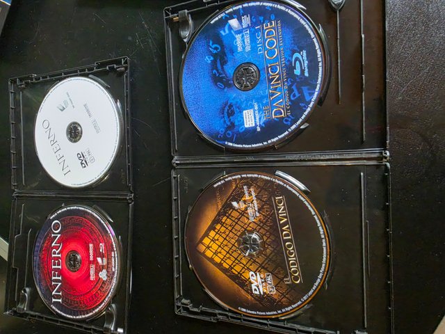 Confezione 3 Film Robert Langdon Blu-ray 4K