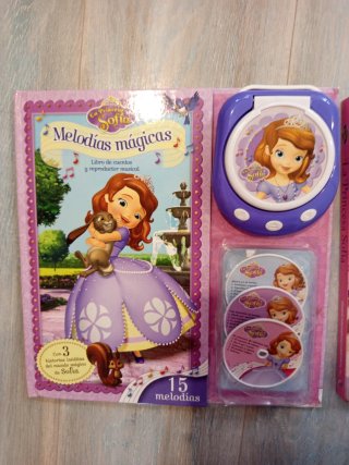 Lote libros la princesa Sofía+juguetes