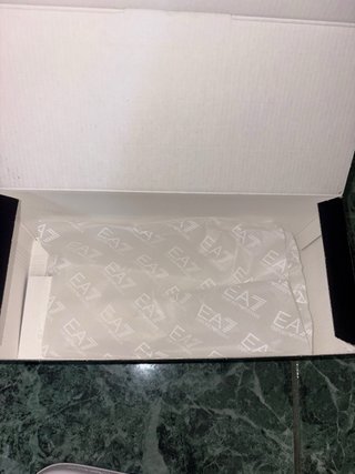 Ciabatte EA7 Emporio Armani Nere Bianche Taglia 40