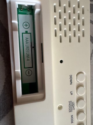 Reloj Despertador Digital LED Plata