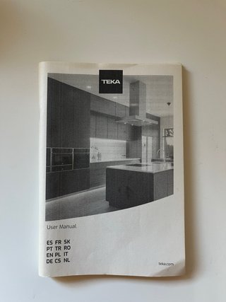 Placa de inducción TEKA negra