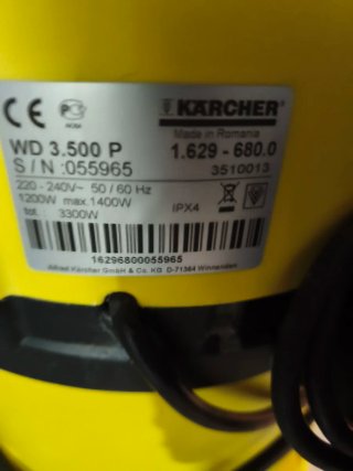 Aspiradora Karcher WD 3.500 P