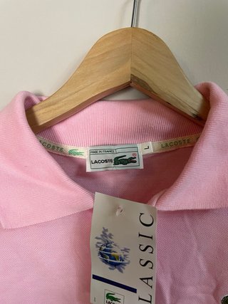 Polo Lacoste Rosa Talla M