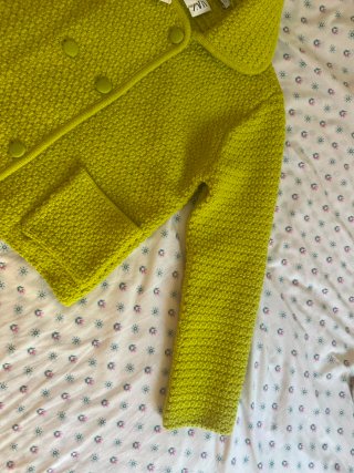 Chaqueta Zara Verde Talla M