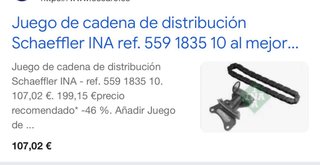 Juego Cadena Distribución Schaeffler INA 559 1835