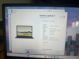 Microsoft Laptop 3 Intel i5 10th 8GB 256GB Táctil