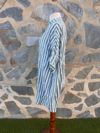 Vestido/Blusa Rayas Verdes Talla Única