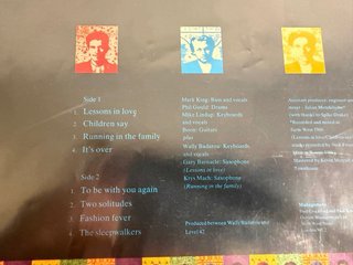Vinilo Level 42 - Running in the family