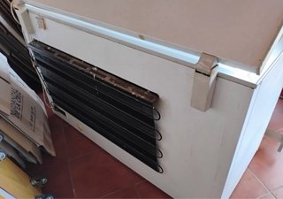 Arcón congelador blanco