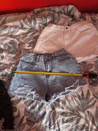 Lote 3 Pantalones Cortos Vaqueros