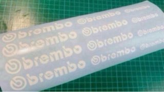 Pegatinas Brembo para pinzas de freno