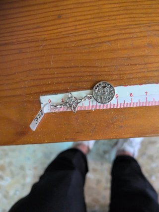 Colgante Nudo de Bruja y Tetragrámaton Plata