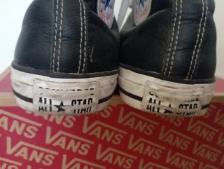 Zapatillas Converse Cuero Negro
