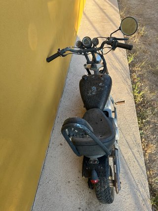 Mini Moto Chopper Negra