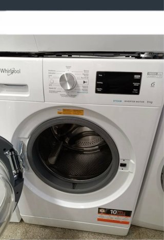 Lavadora Whirlpool 9kg Motor Inverter A+++