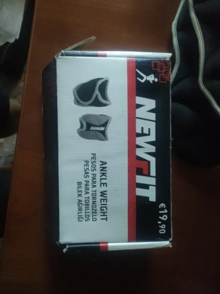 Tobilleras Pesas 3kg NEWFIT