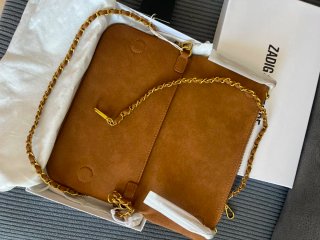 Bolso Zadig & Voltaire Piel Marrón Dorado..