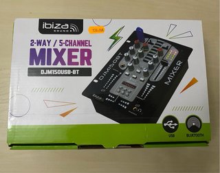 Mesa de mezclas Ibiza DJM150USB-BT