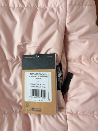 The North Face Chaqueta Rosa puede usar 2 partes