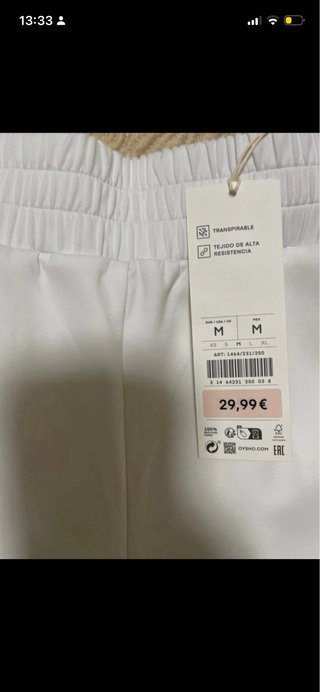 Shorts Oysho blancos