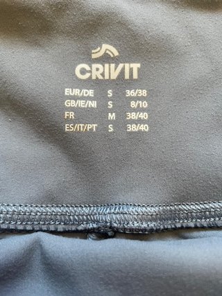 Mallas Crivit Mujer Talla S (equiv. M-L) Gris