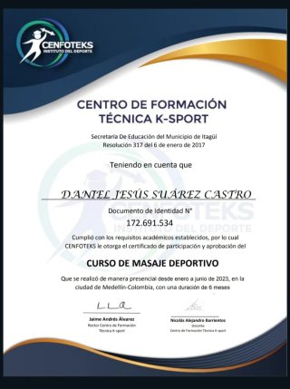MASAJES PROFESIONALES, NO es IA