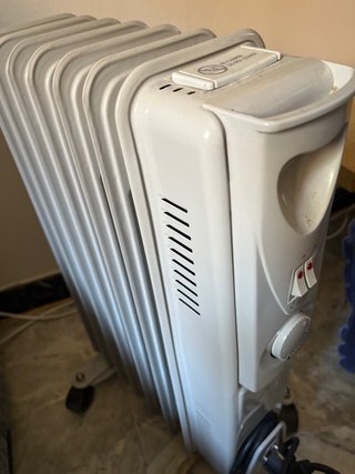 Radiador Aceite Pequeño Blanco