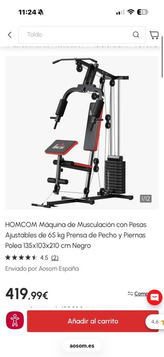 Máquina Multifunción Gimnasio Casa