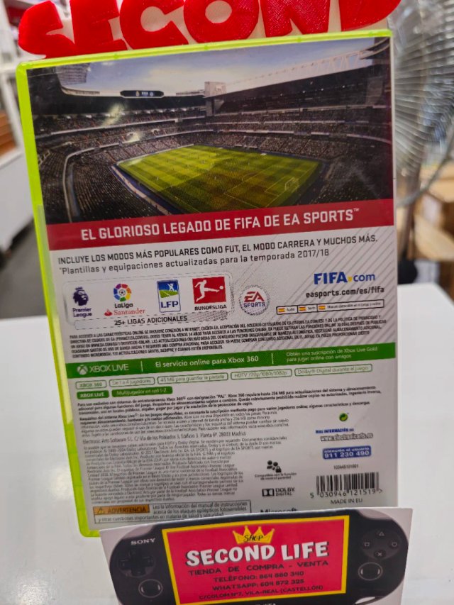 FIFA 18 Legacy Edition Xbox 360