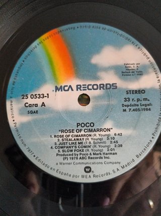 Vinilo Poco - Rose of Cimarron