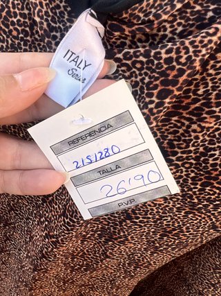 Vestido leopard print con vuelo