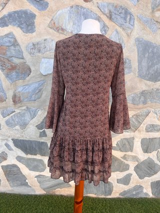 Vestido leopard print con vuelo