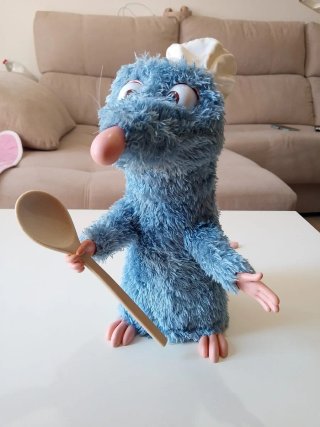 Muñeco Disney Pixar chef Ratatouille remy vintage