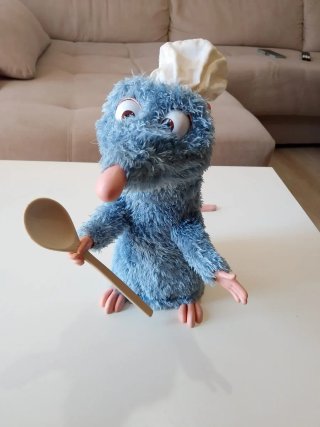 Muñeco Disney Pixar chef Ratatouille remy vintage