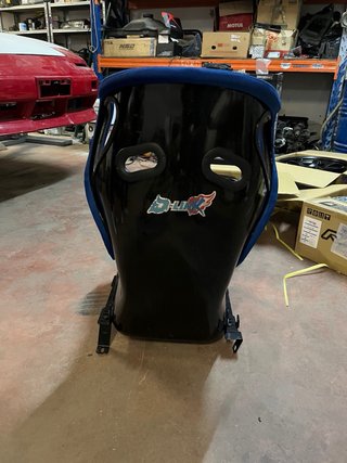 Asiento Baquet Thrash Racing Azul