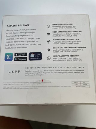 Amazfit Balance Smartwatch Negro