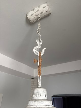 Lámpara colgante diseño marino metal