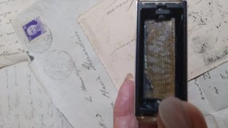 Vecchio timbro in argento gr 82 con l'ingranaggio