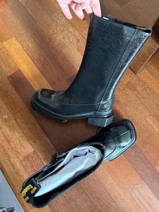 Botas Dr. Martens Mujer Negras Charol