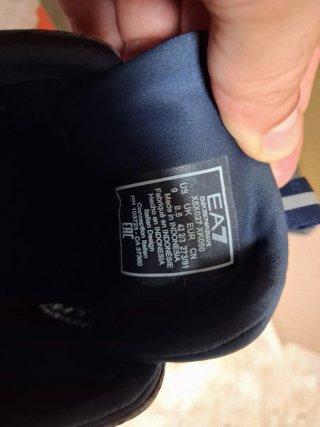 EA7 Emporio Armani Hombre Talla 42 Azul