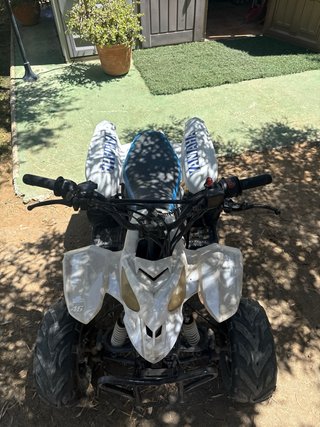 Quad Roan 110cc Blanco y Azul