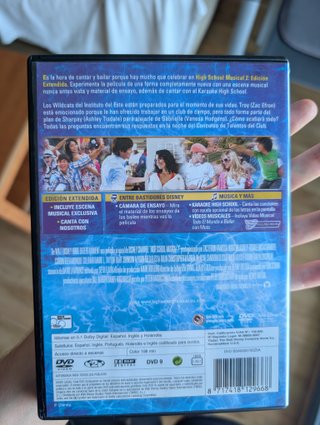 DVD High School Musical 2 Edición Extendida