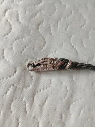 Pulsera Plata Maciza Diseño Serpiente