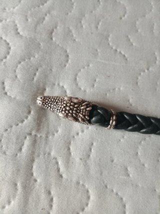 Pulsera Plata Maciza Diseño Serpiente