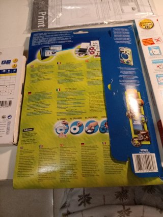 Pack de impresión de etiquetas de cd.