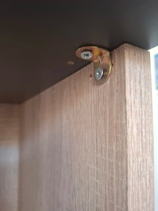 Escritorio moderno madera y gris