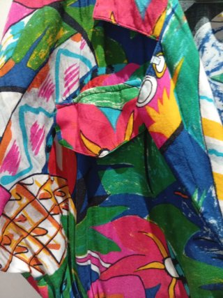 Vestido mono vintage estampado