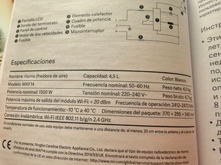 Freidora de aire Xiaomi blanca 4.5L